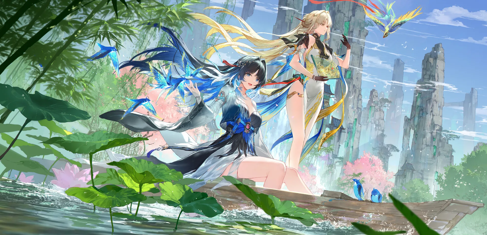 Suisui (Wuthering Waves) · Yangyang (Wuthering Waves) · Wuthering Waves · water