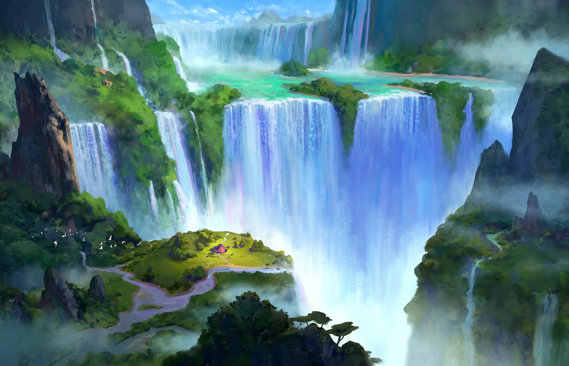 Gavin O'Donnell · ArtStation · sky · clouds