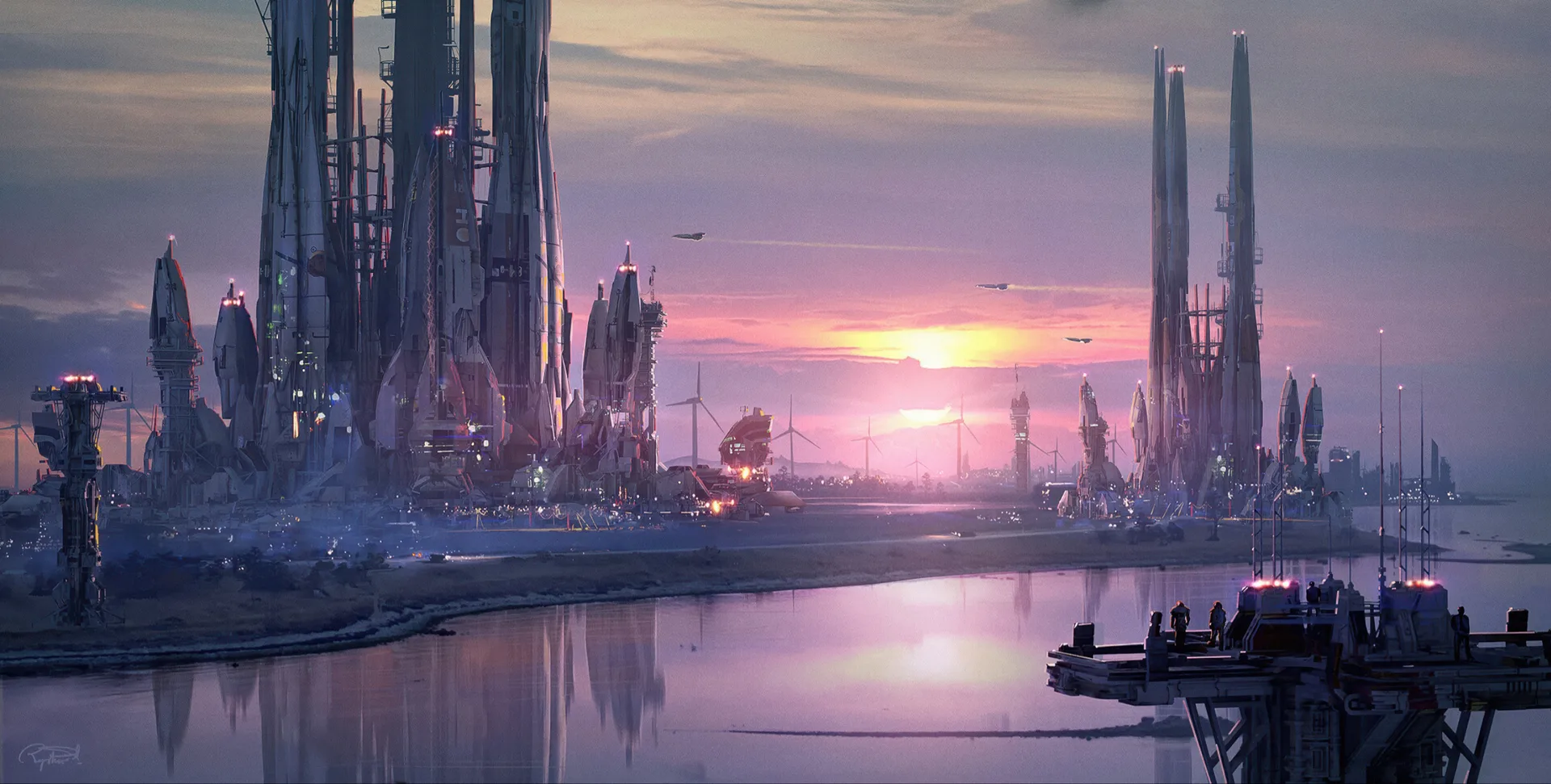 Raphael Lacoste · illustration · artwork · digital painting