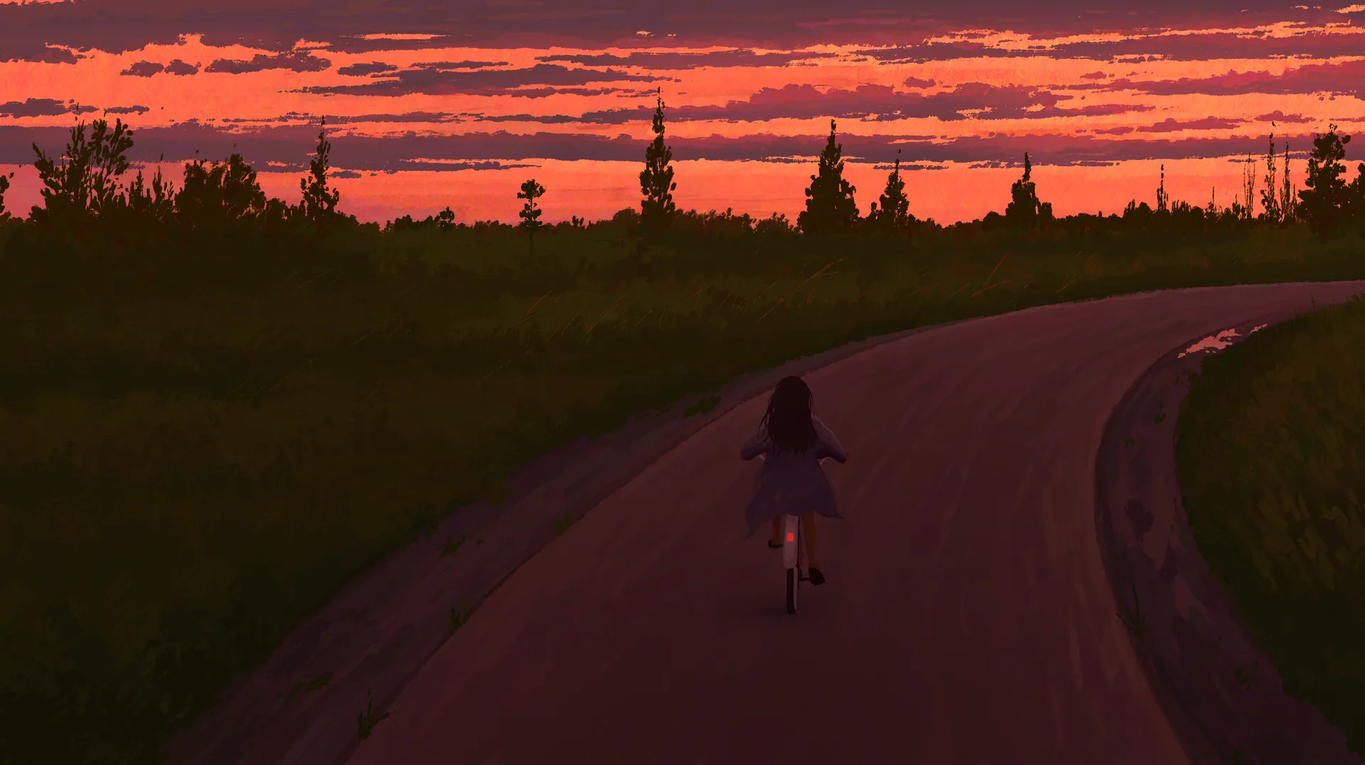 Fangpeii · Pixiv · sky · clouds