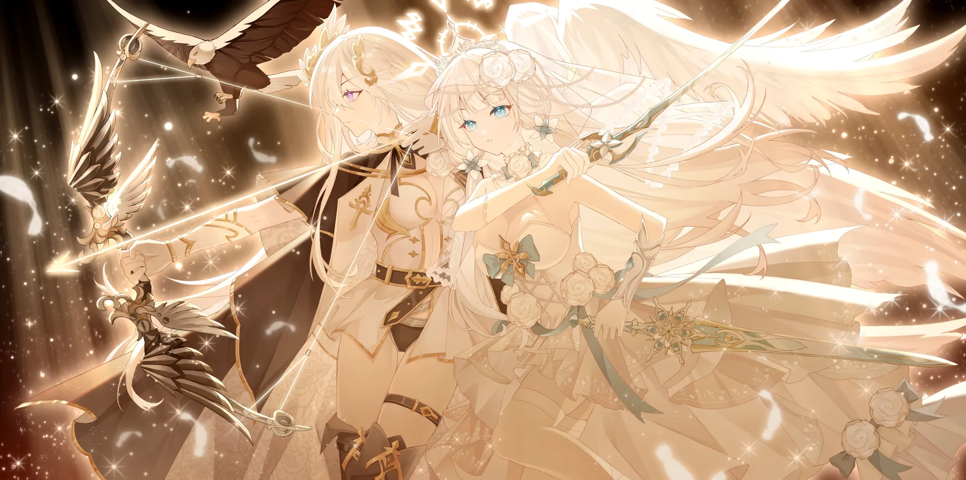 Enterprise (Azur Lane) · Illustrious (Azur Lane) · Azur Lane · two women