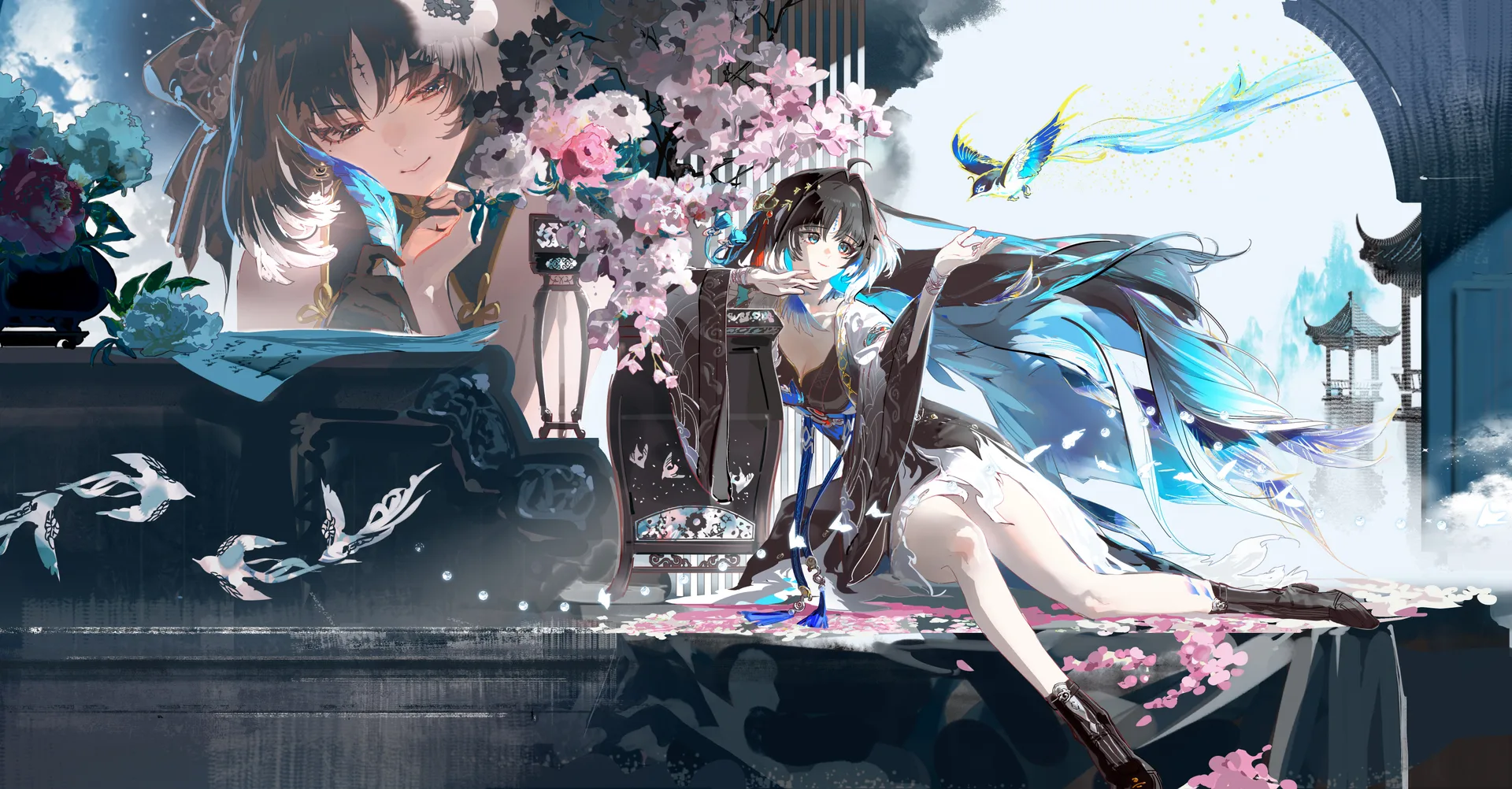 Wuthering Waves · Yangyang (Wuthering Waves) · anime girls · wide sleeves
