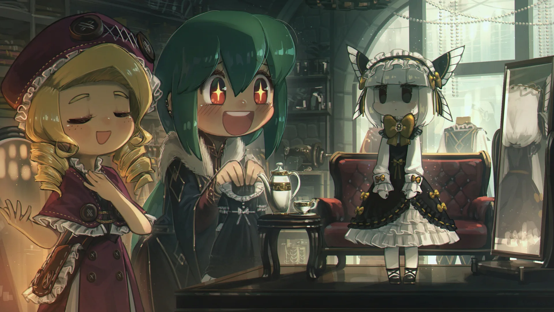 Porforever · original characters · fantasy art · women