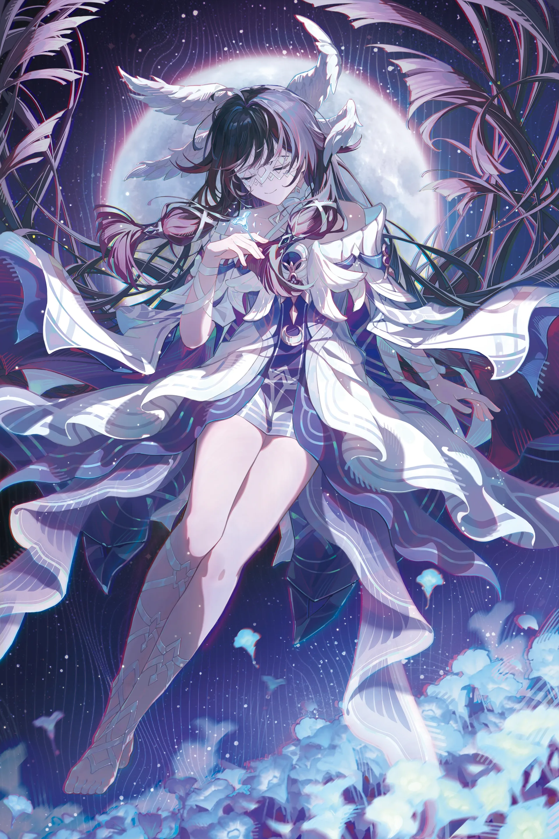 Genshin Impact · Columbina (Genshin Impact) · XiaoHongShu · flowers