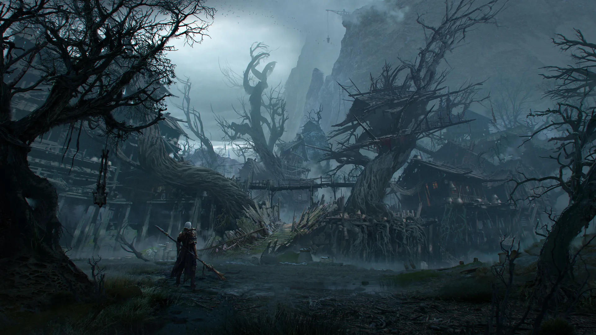 ArtStation · men · standing · plants