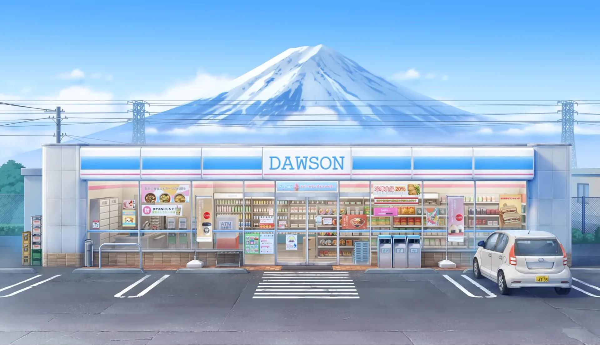 mountains · Japan · morning · Mount Fuji