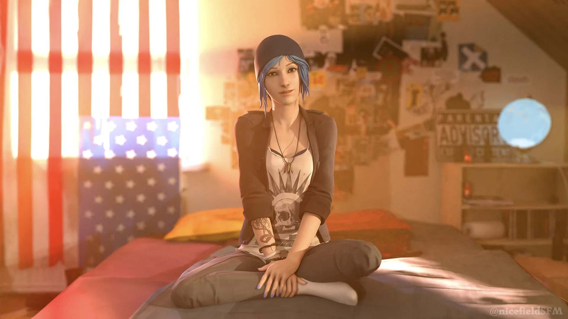 nicefield · Life Is Strange · Chloe Price · sitting