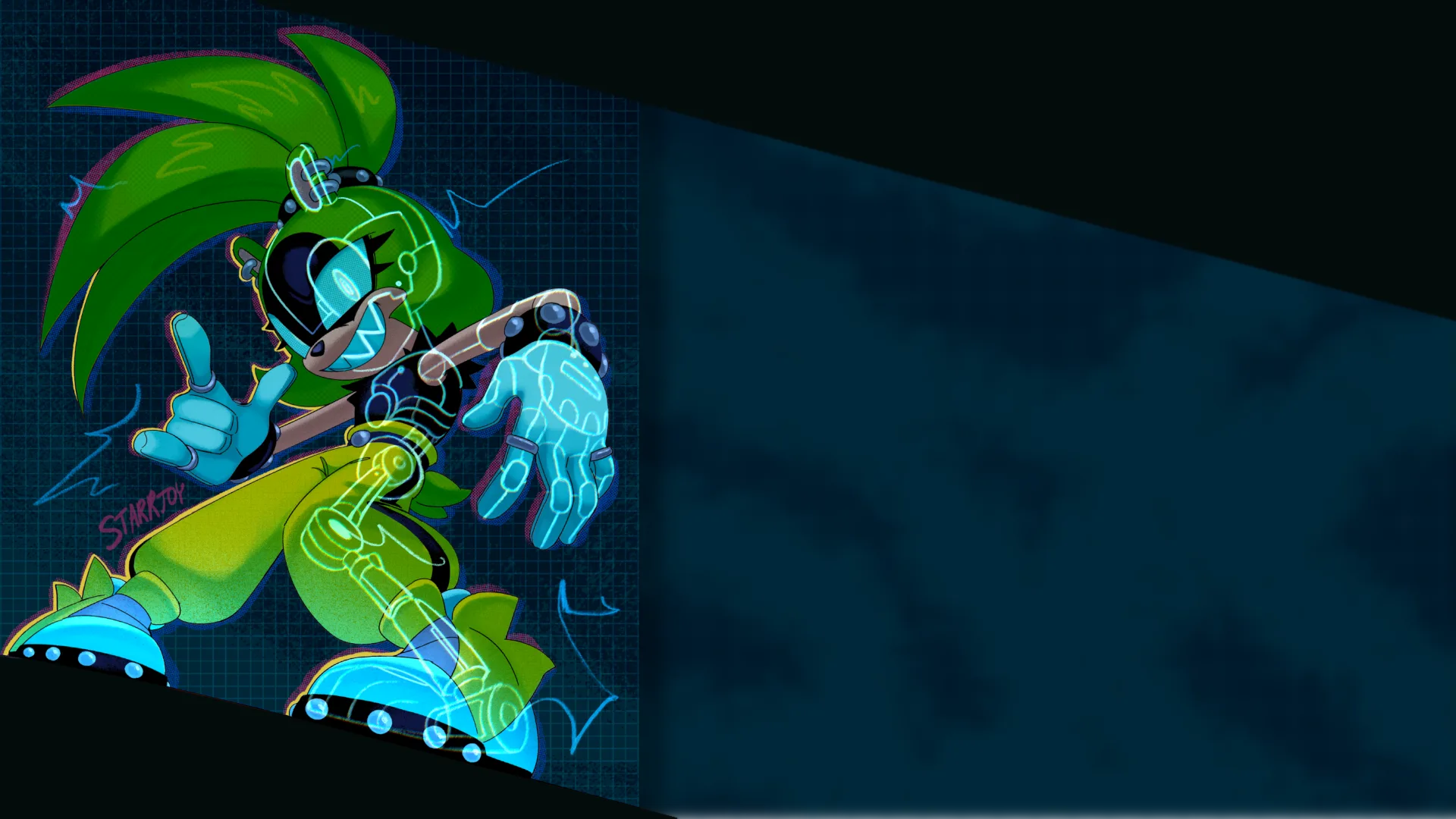 Sonic (series) · Surge the Tenrec · green · yellow