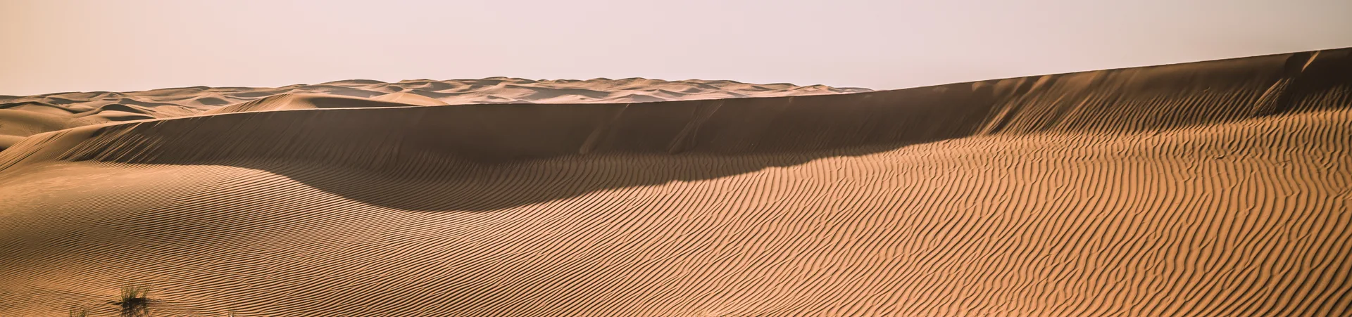 Dunes in the desert near Dubai