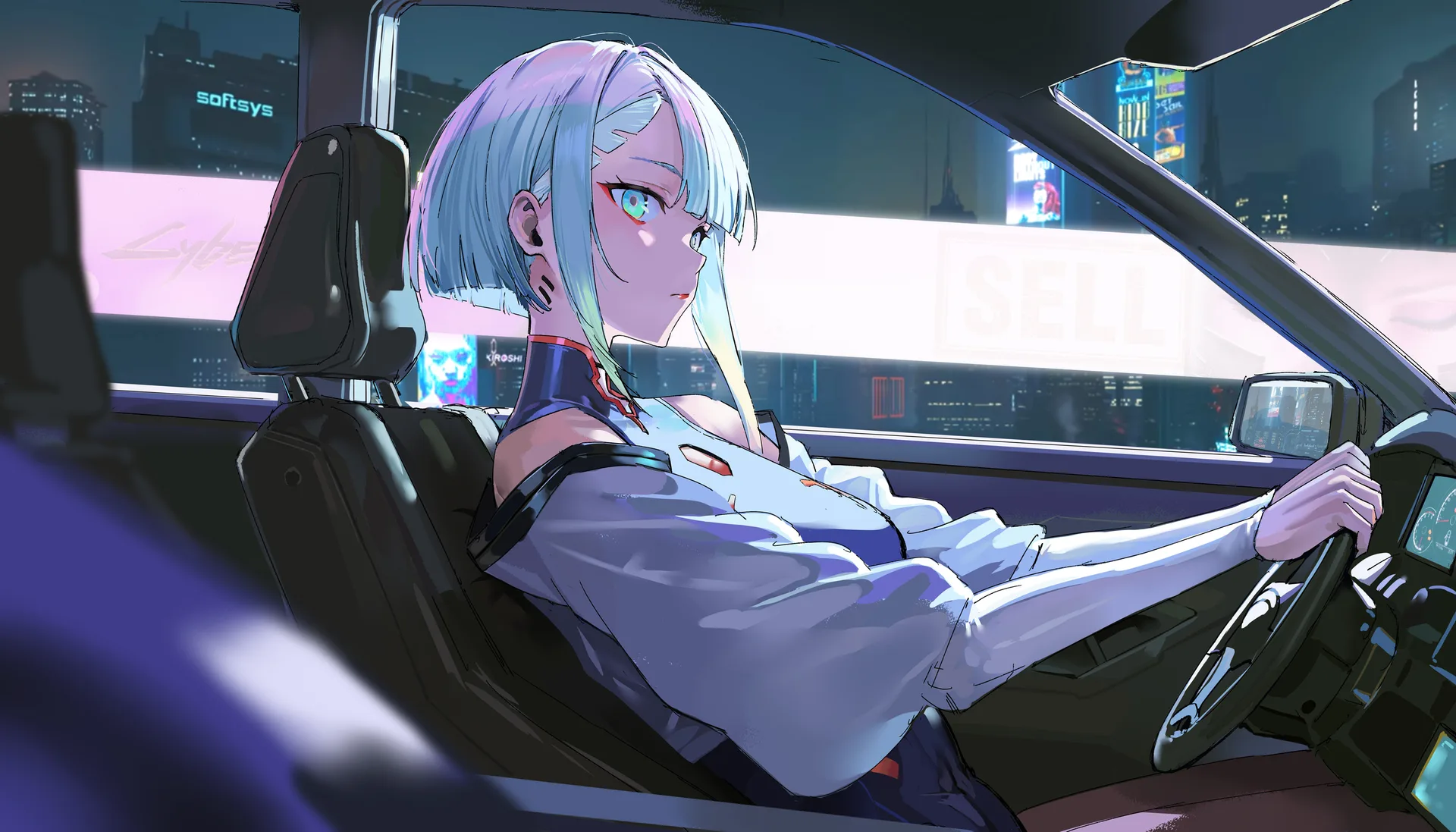anime girls · anime · Cyberpunk: Edgerunners · Lucyna Kushinada (Cyberpunk: Edgerunners)