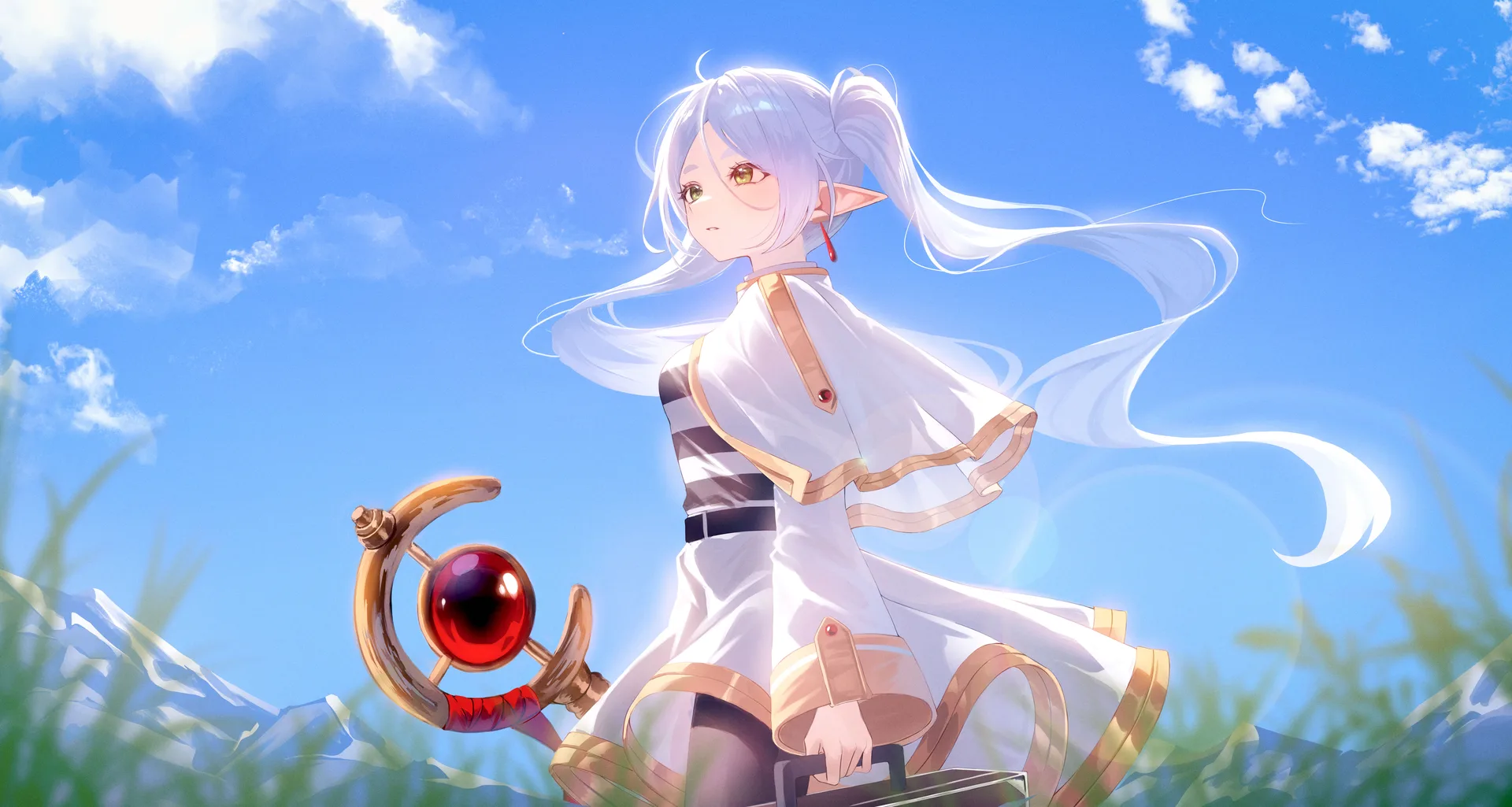 anime girls · anime · Sousou No Frieren · Frieren