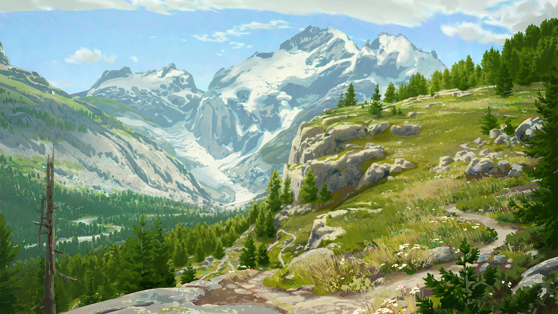 Lorenzo Lanfranconi · ArtStation · sky · clouds