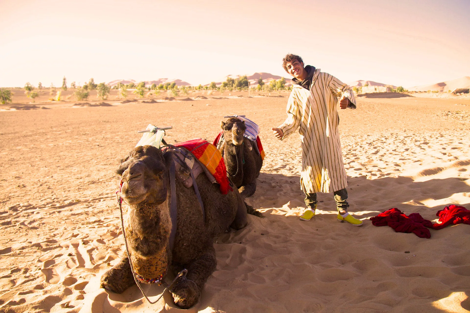 Erg Chebbi, Sahara Desert, Morocco, 摩洛哥