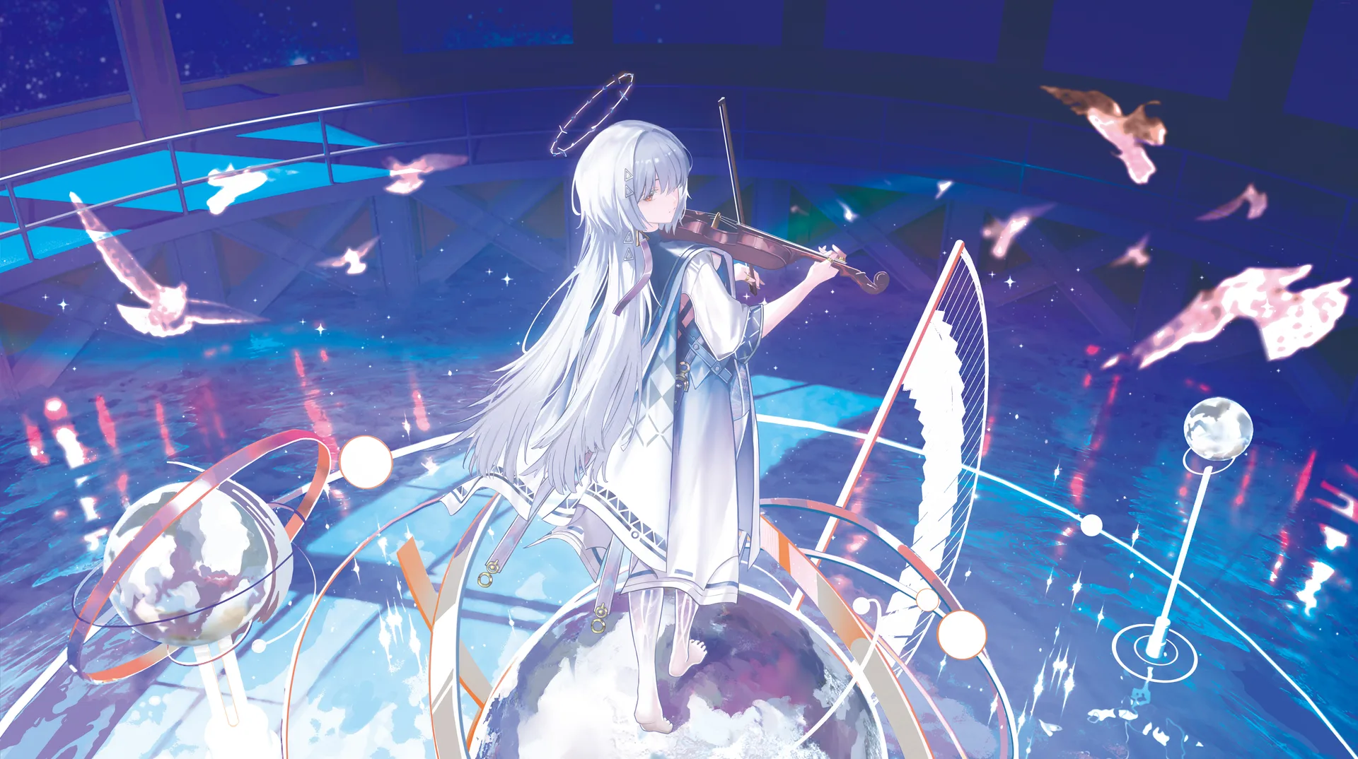 m_ogamikawa · Wuthering Waves · Mornye (Wuthering Waves) · anime girls