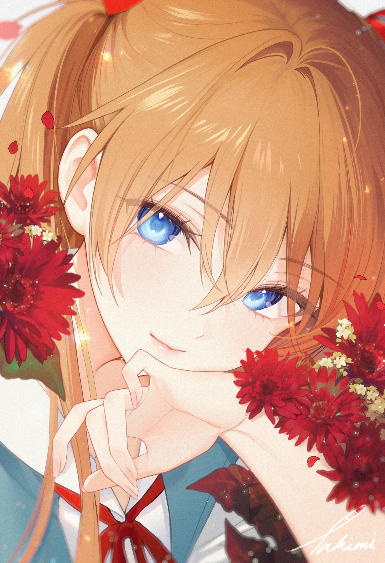 Neon Genesis Evangelion · Asuka Langley Soryu · face · anime girls