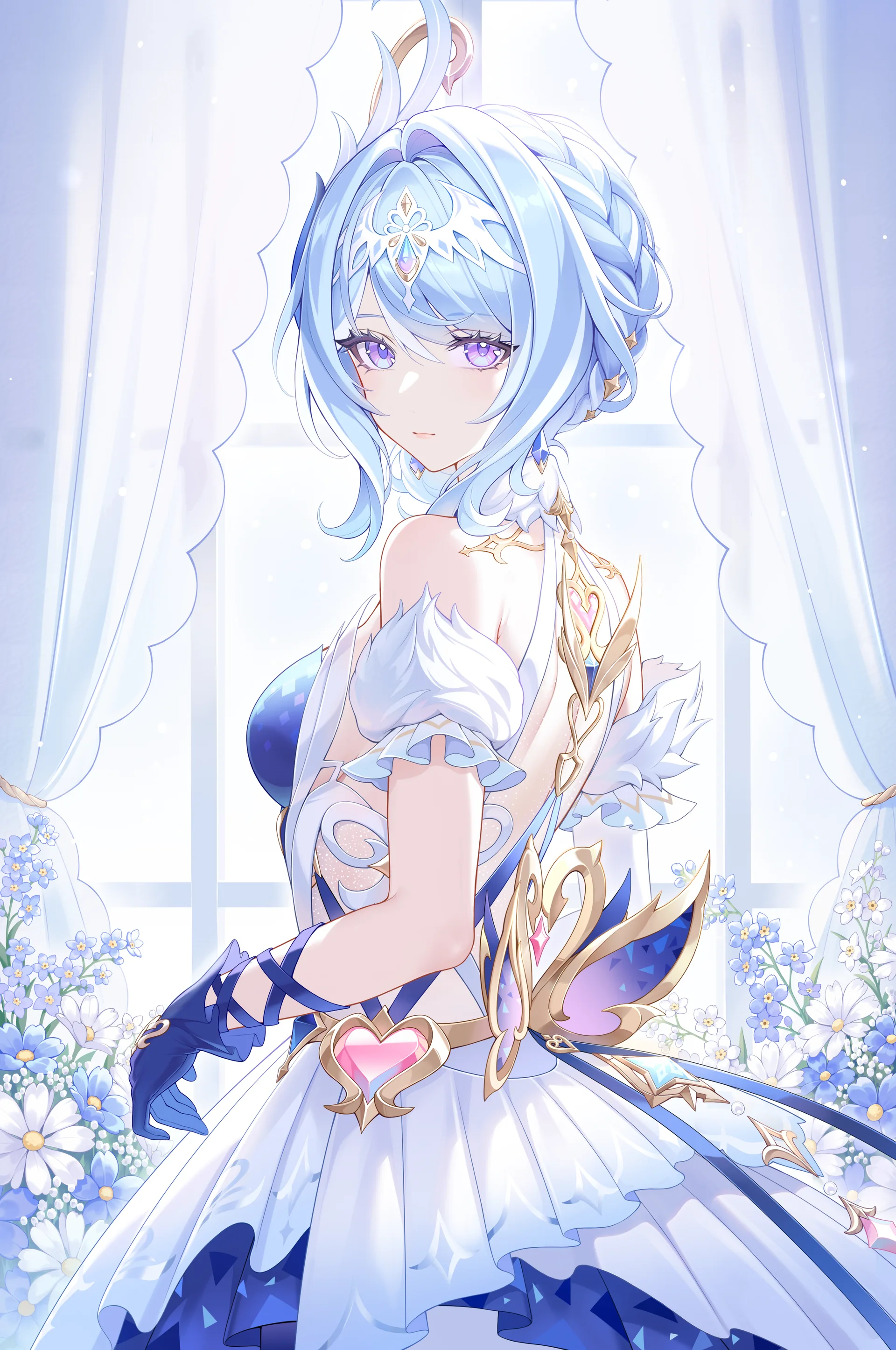 Genshin Impact · Odette (Genshin Impact) · Minzu_u · portrait display