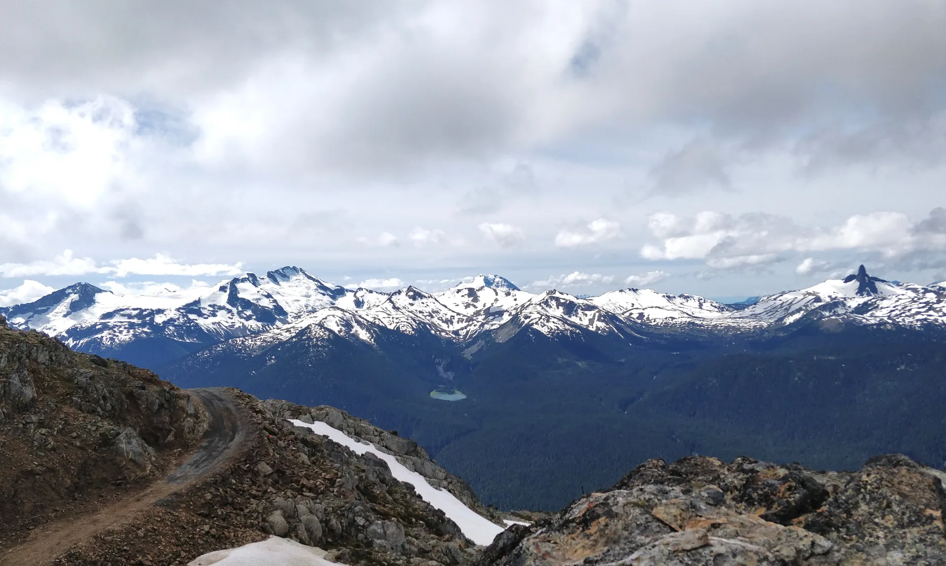 Garibaldi Provincial Park from Whistler Peak