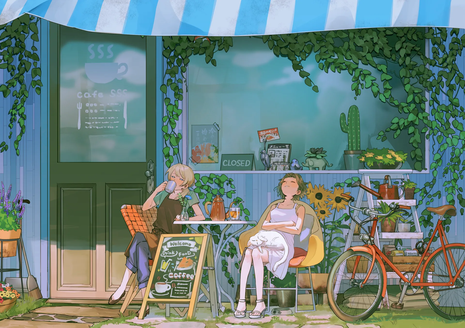 anime · Slice of Life · digital art · artwork