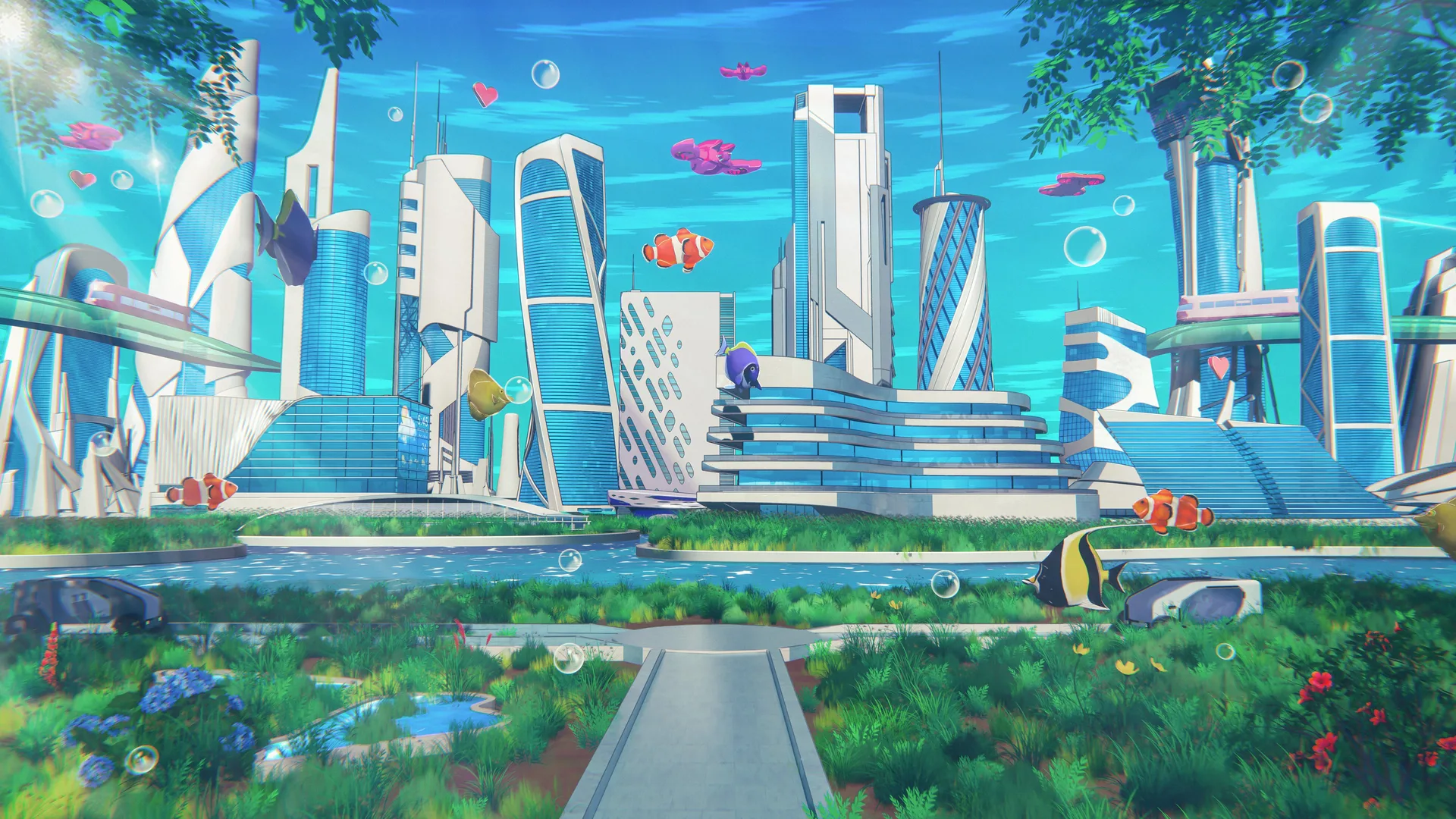 Danish_Mir · science fiction · frutiger aero · fish