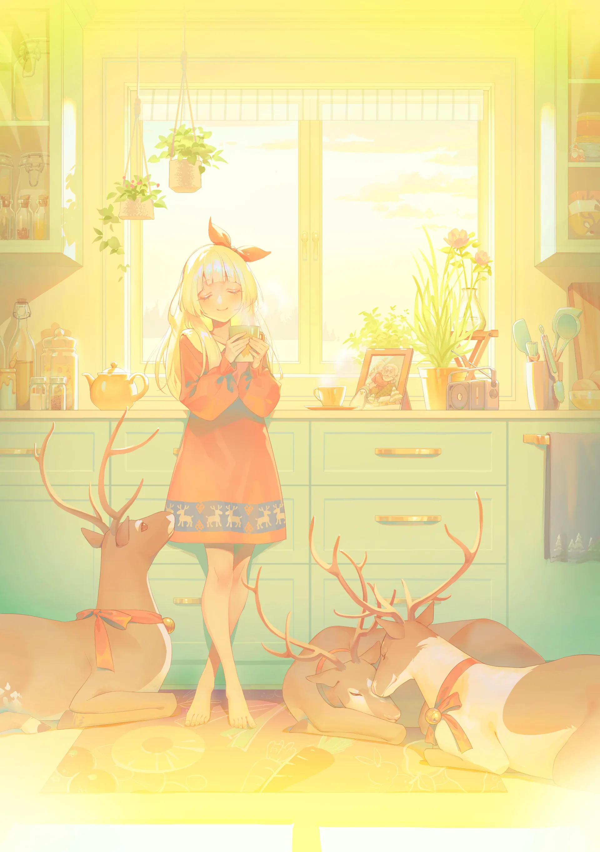Karesuki · ArtStation · women · anime girls