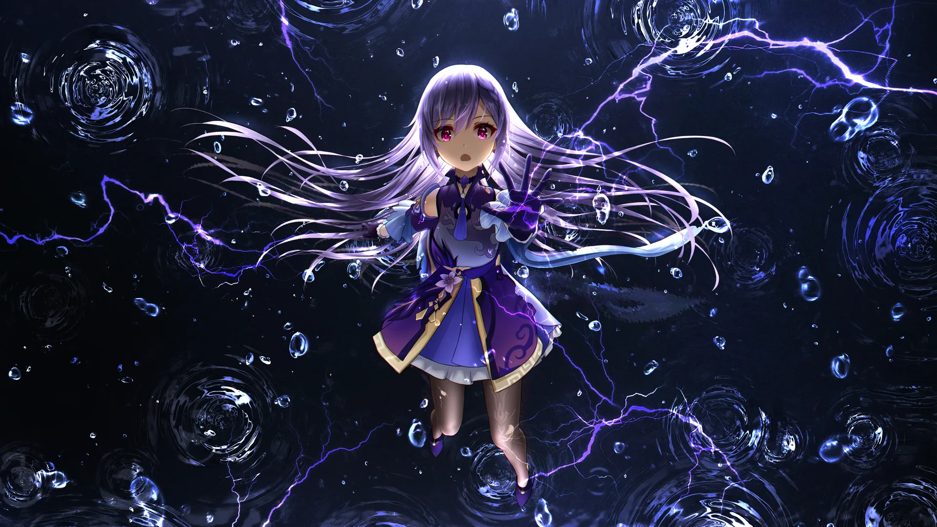 Liht · Genshin Impact · Keqing (Genshin Impact) · long hair