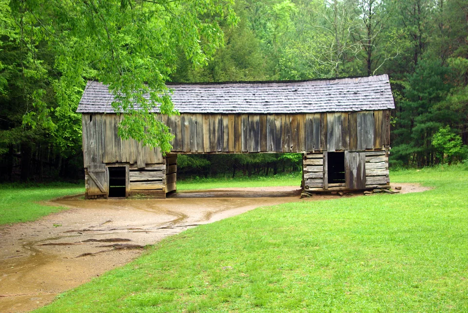 Cades Cove Crib Barn,  Great Smoky Mountains National Park, May 5, 2009