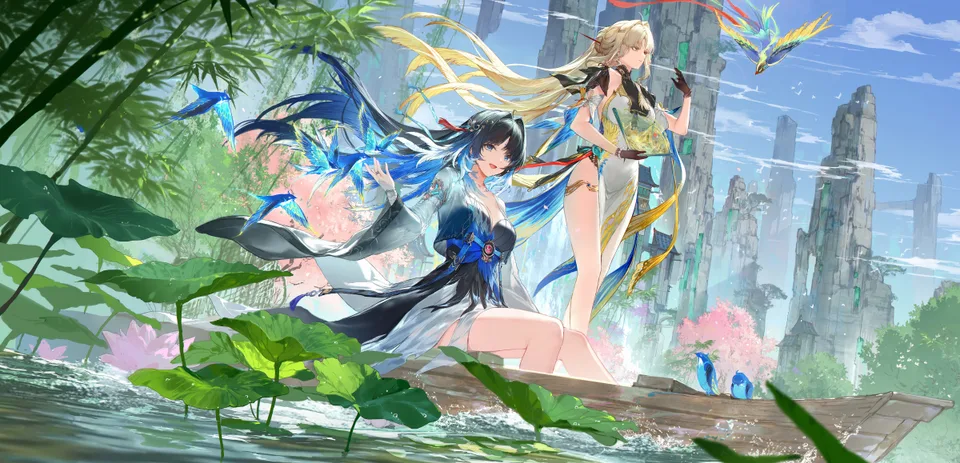 Suisui (Wuthering Waves) · Yangyang (Wuthering Waves) · Wuthering Waves · water
