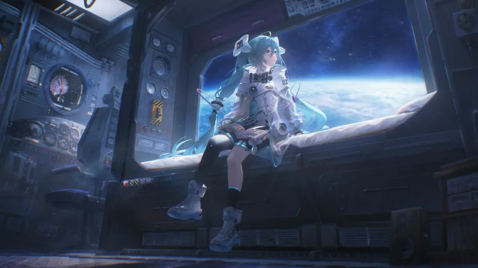 KonYa666 · anime girls · Pixiv · Vocaloid