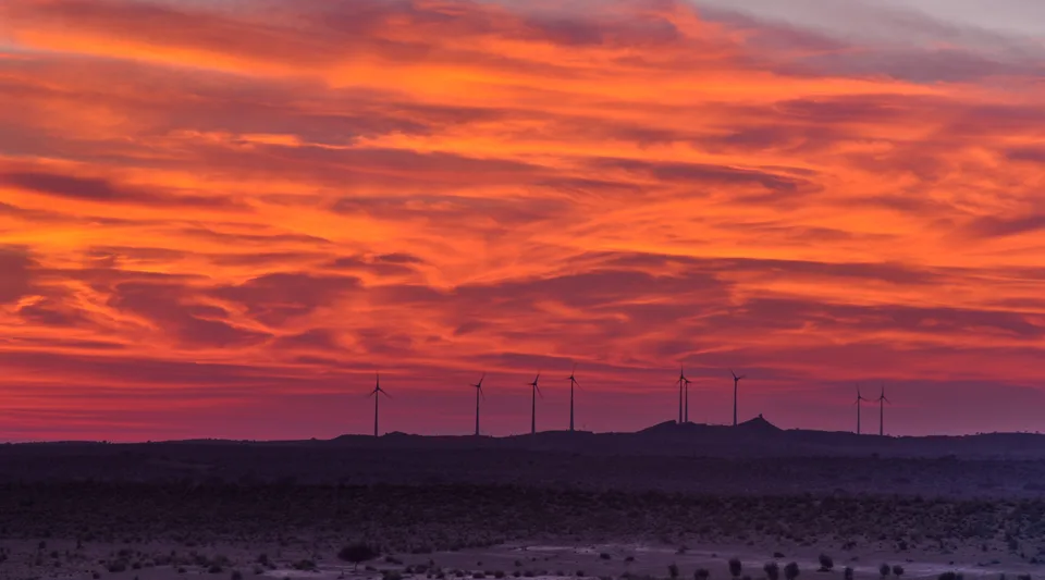 Thar desert sunset!