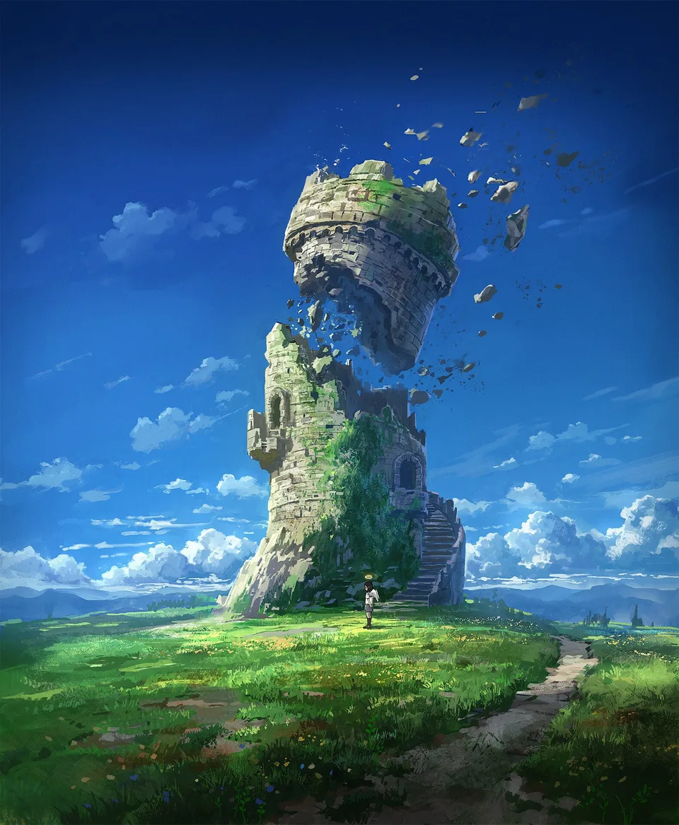 Cycle Circle · ArtStation · sky · clouds
