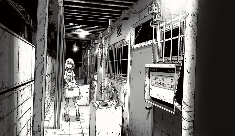 anime girls · AO_HATESAKA · looking at viewer · pipes