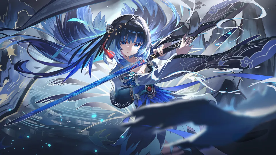 Wuthering Waves · Yangyang (Wuthering Waves) · blue eyes · blue hair