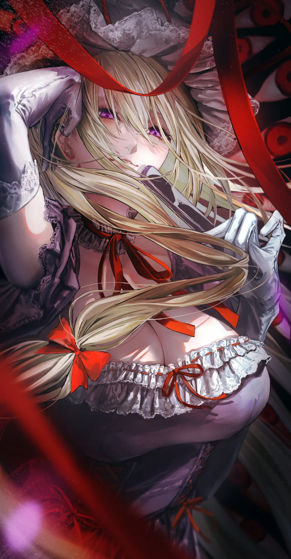 Yakumo Yukari · Touhou · Safutsuguon · long hair