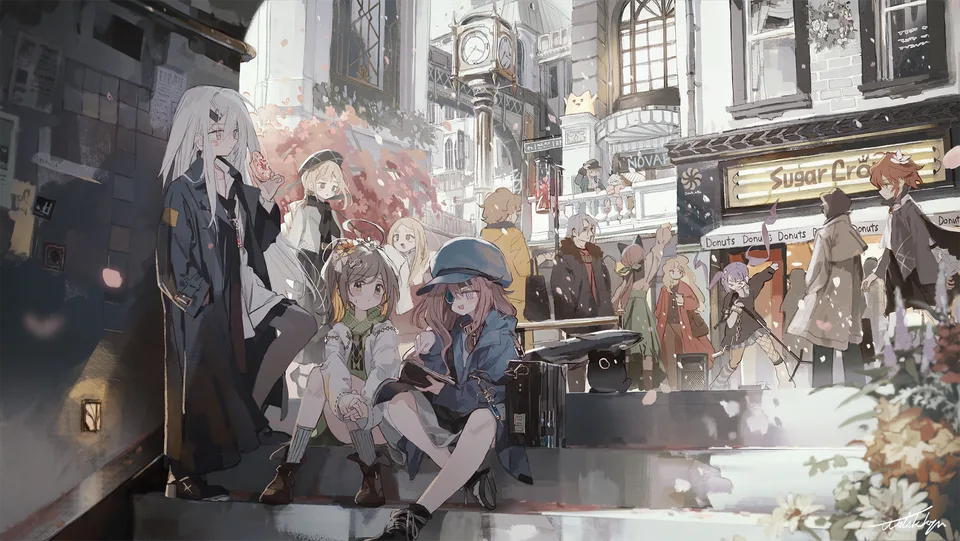 anime · anime girls · watakokyu · long hair
