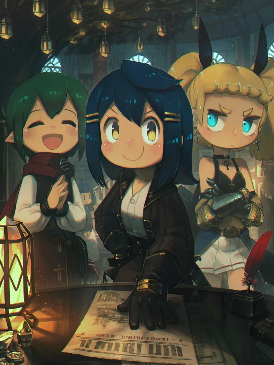 Porforever · original characters · fantasy art · blonde
