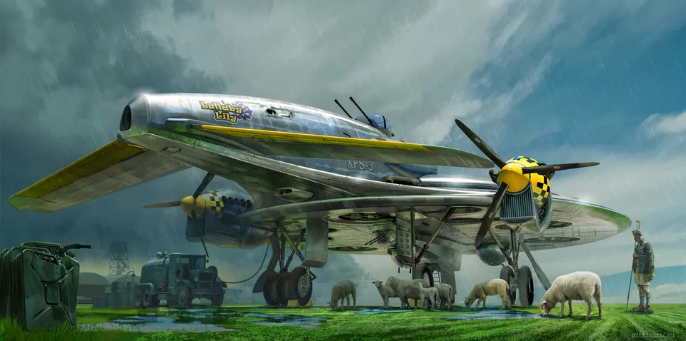 Eddie Bennun · digital art · artwork · illustration