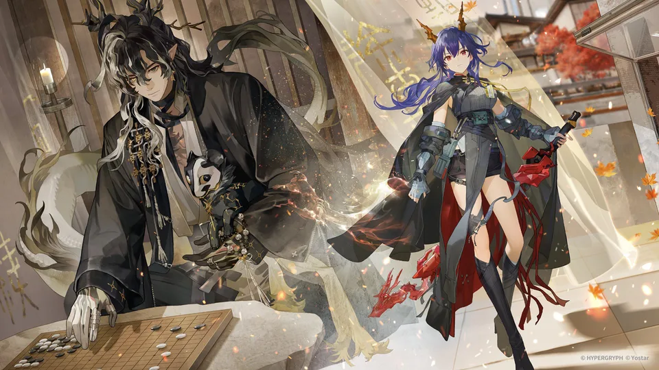 Arknights · Chen (Arknights) · blue hair · yin2000
