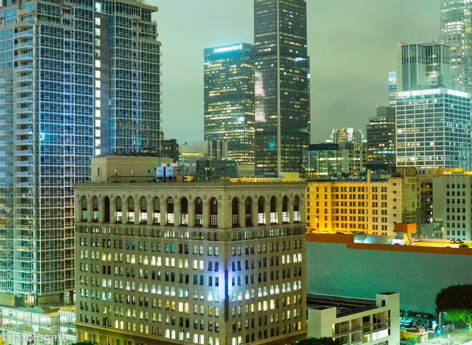 downtown roof top view