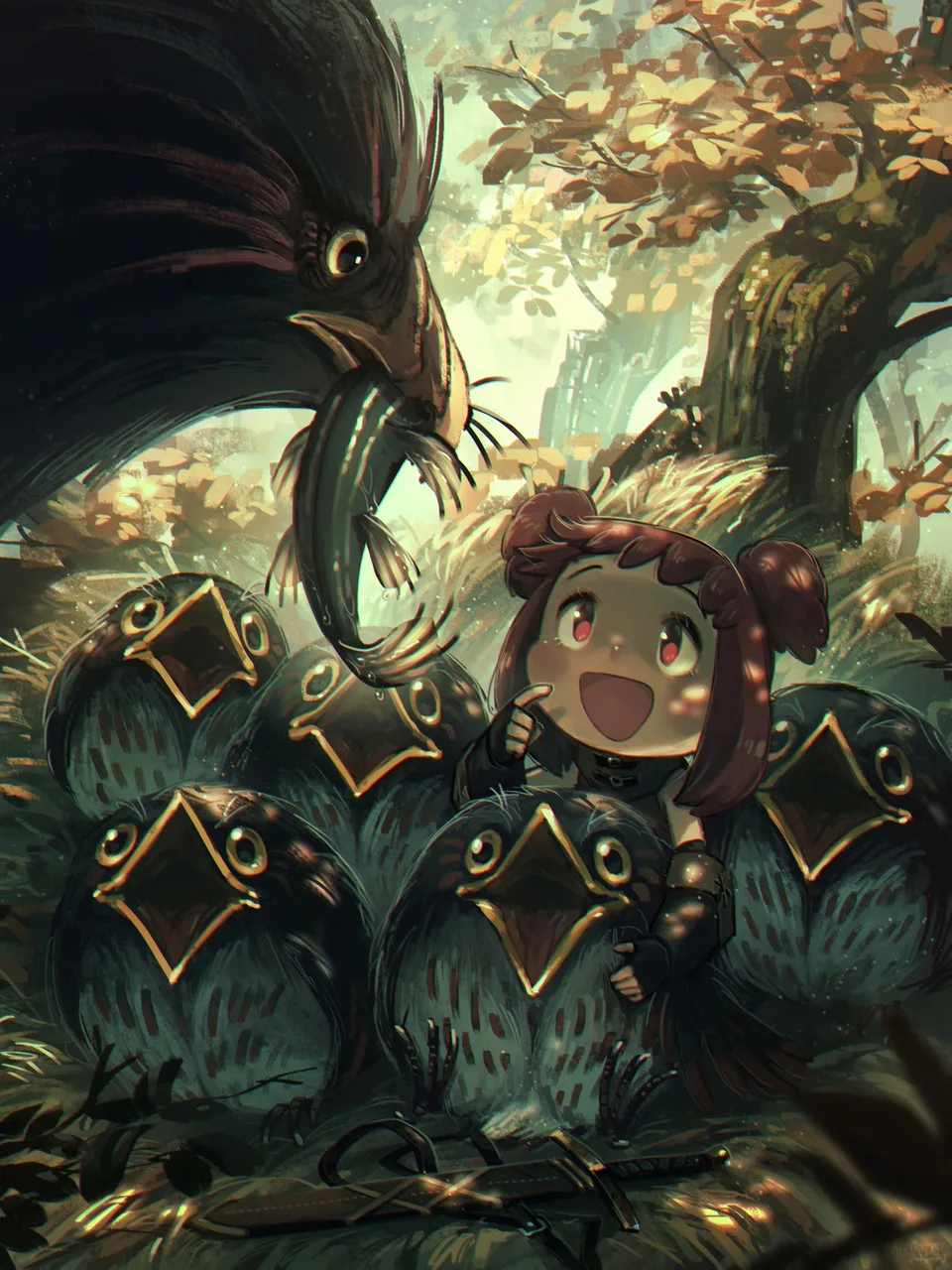 Porforever · original characters · fantasy art · plants