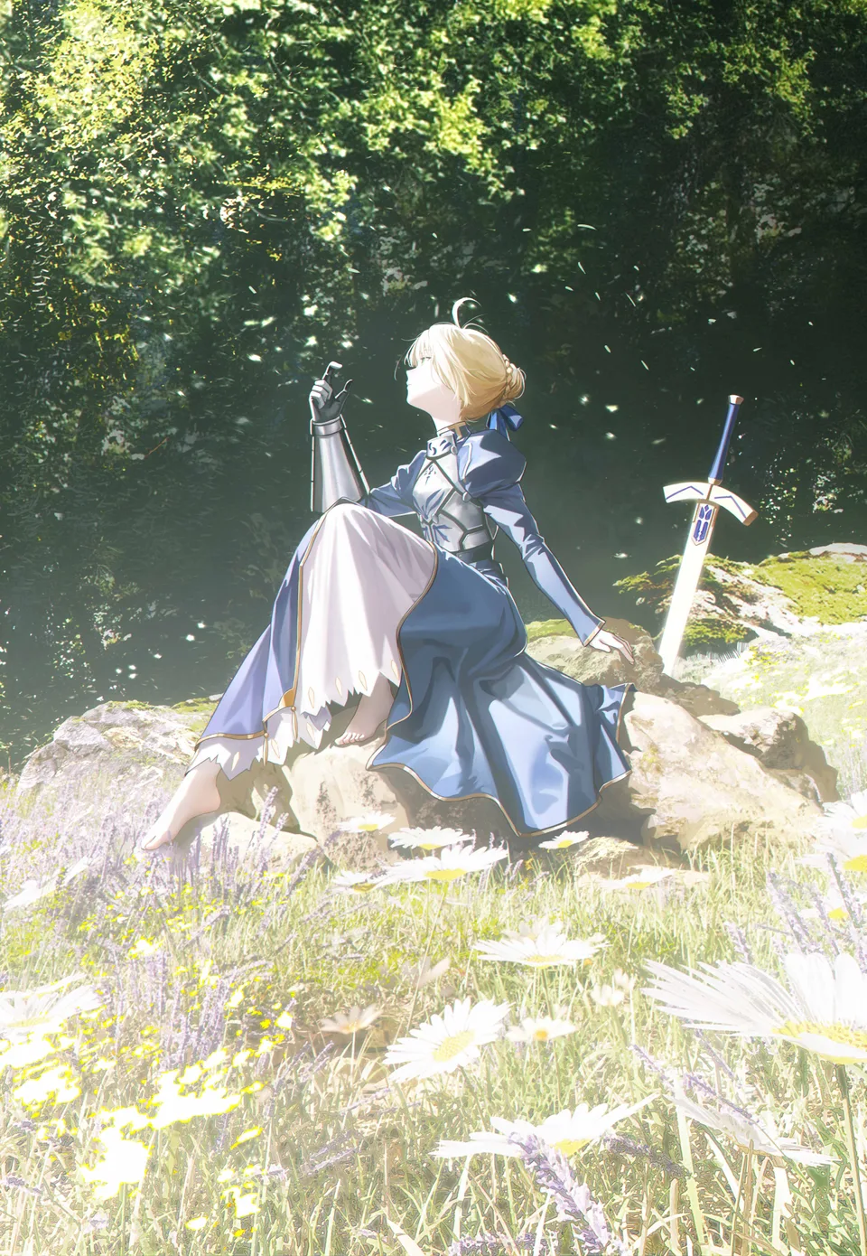 Pixiv · m_ogamikawa · Fate series · Saber (Fate)