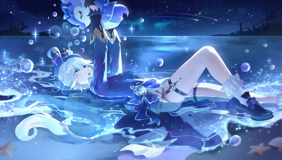 Genshin Impact · Furina (Genshin Impact) · AkiMaple · ultrawide