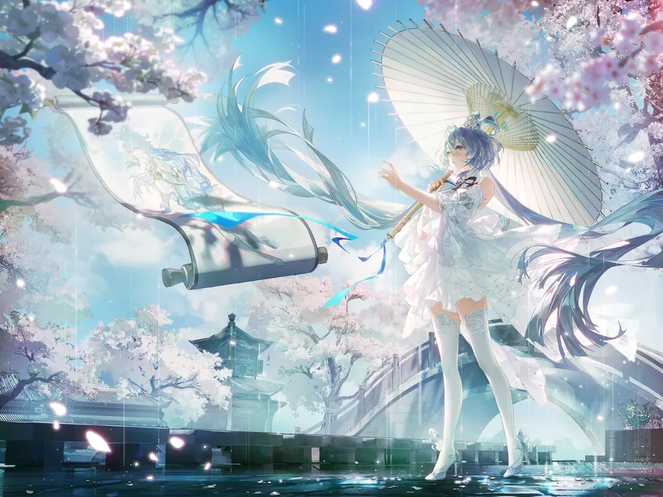 Tuzhate · Vocaloid · Luo Tianyi (Vocaloid) · plants