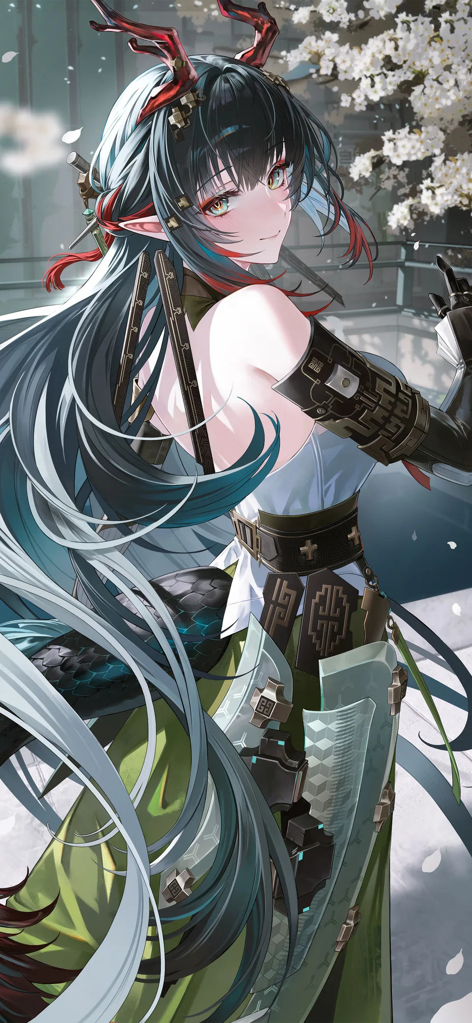 Arknights: Endfield · Zhuang Fangyi (Arknights) · bangs · blue hair