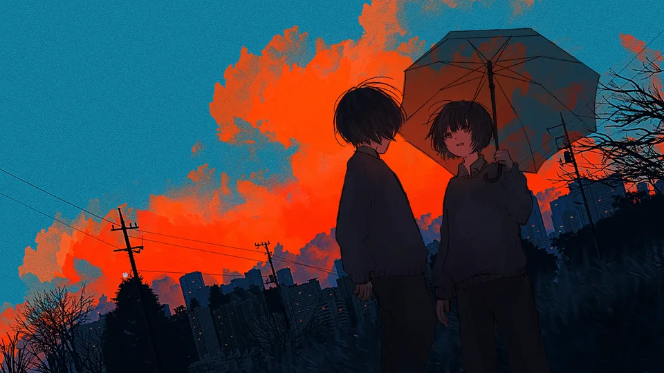 banakotakemaru · sunset · two men · men outdoors