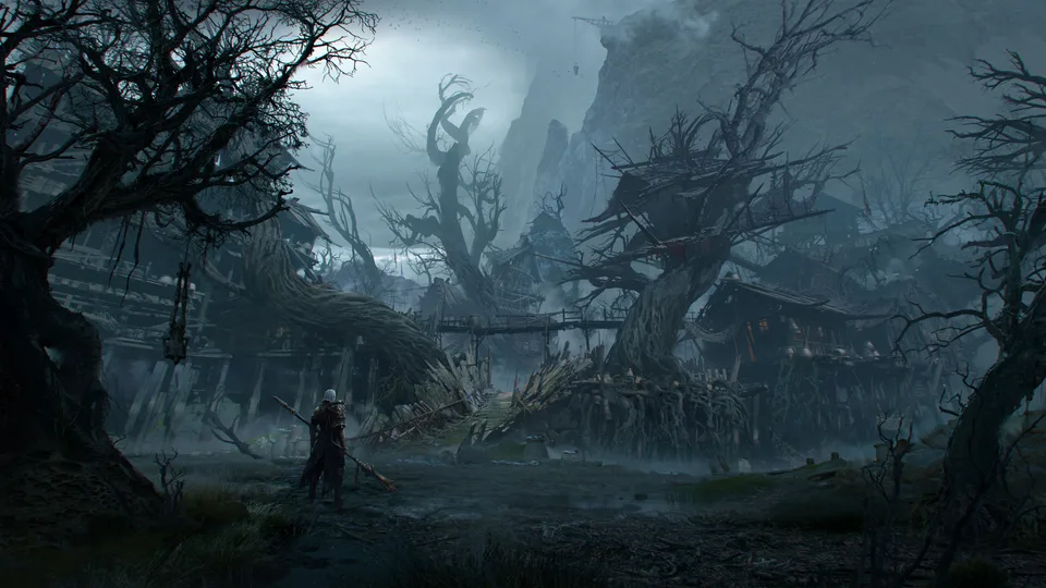 ArtStation · men · standing · plants