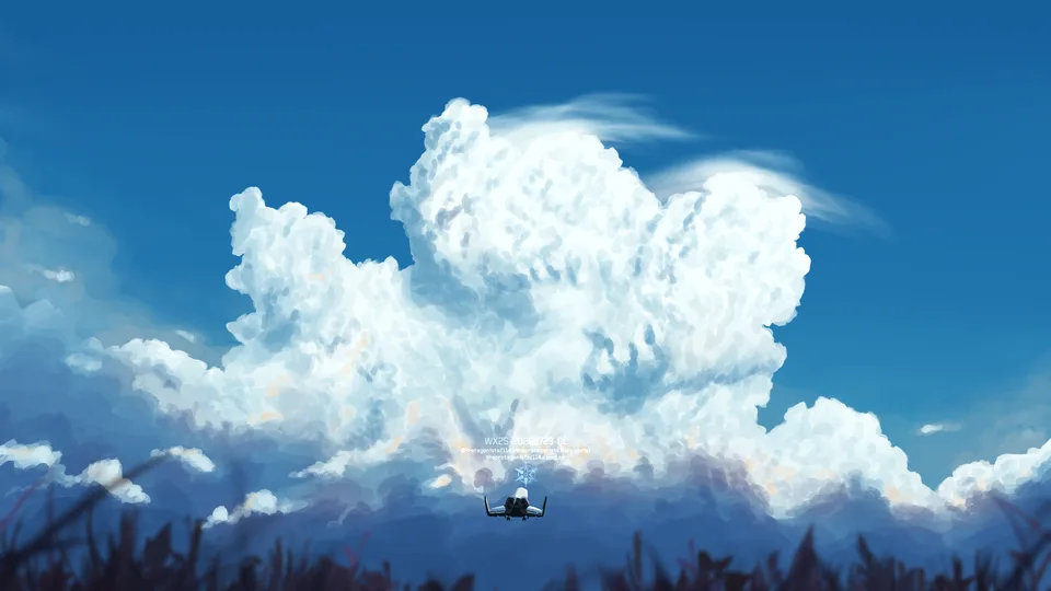 TheProtagonists · sky · clouds · plants