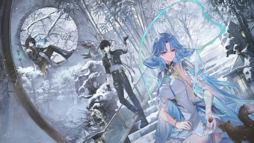 Wuthering Waves · Qingxiao (Wuthering Waves) · Jingran (Wuthering Waves) · Rover (Wuthering Waves)