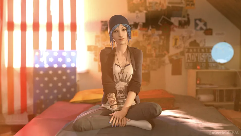 nicefield · Life Is Strange · Chloe Price · sitting