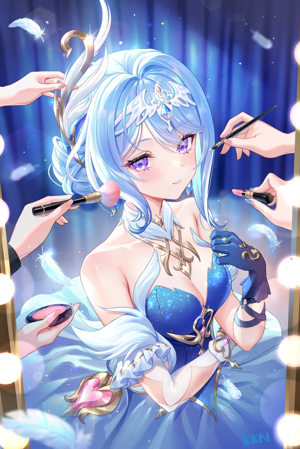 Odette (Genshin Impact) · Genshin Impact · Yun Ting · portrait display