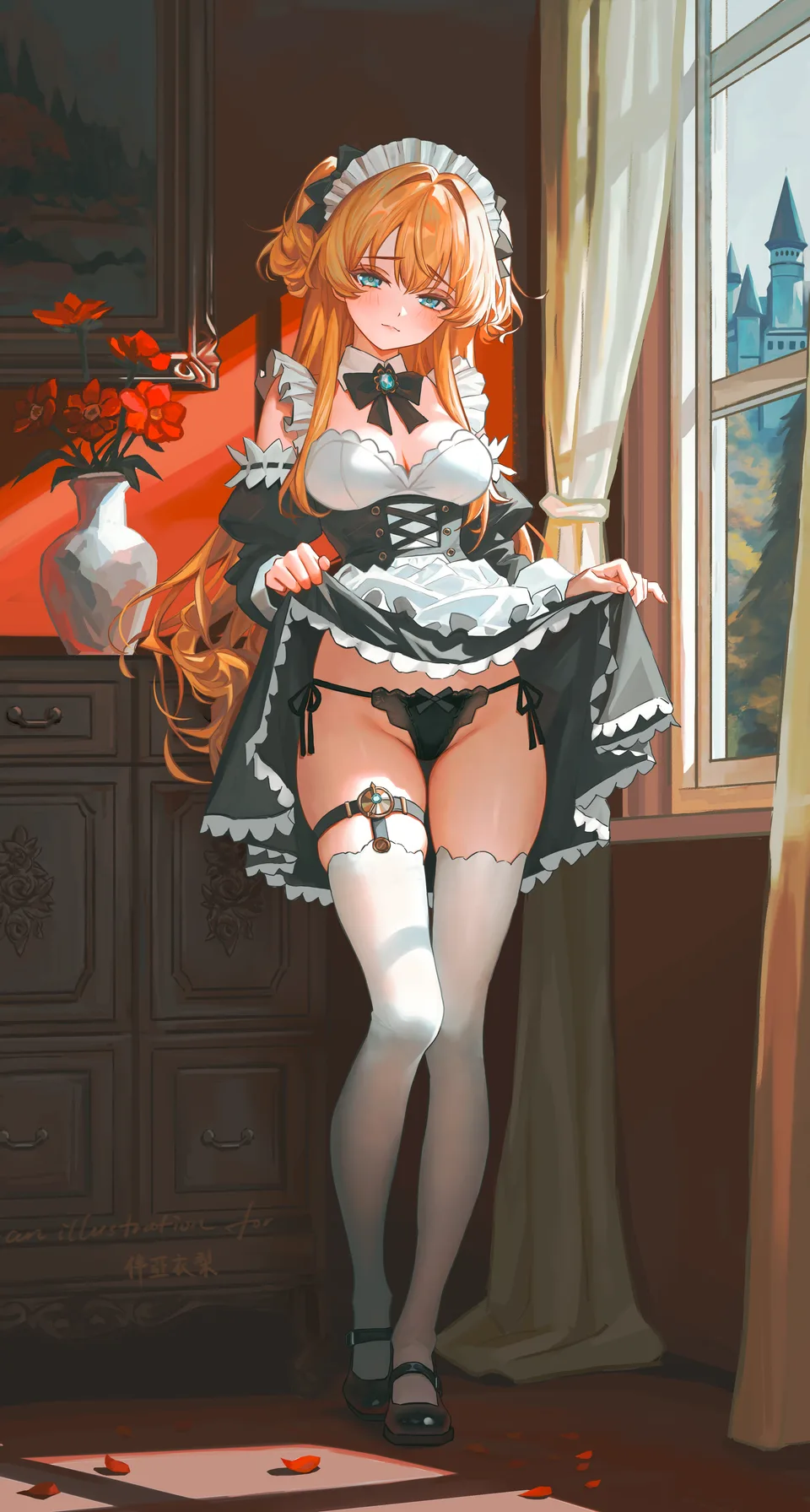 Qingli Ye · Pixiv · original characters · redhead